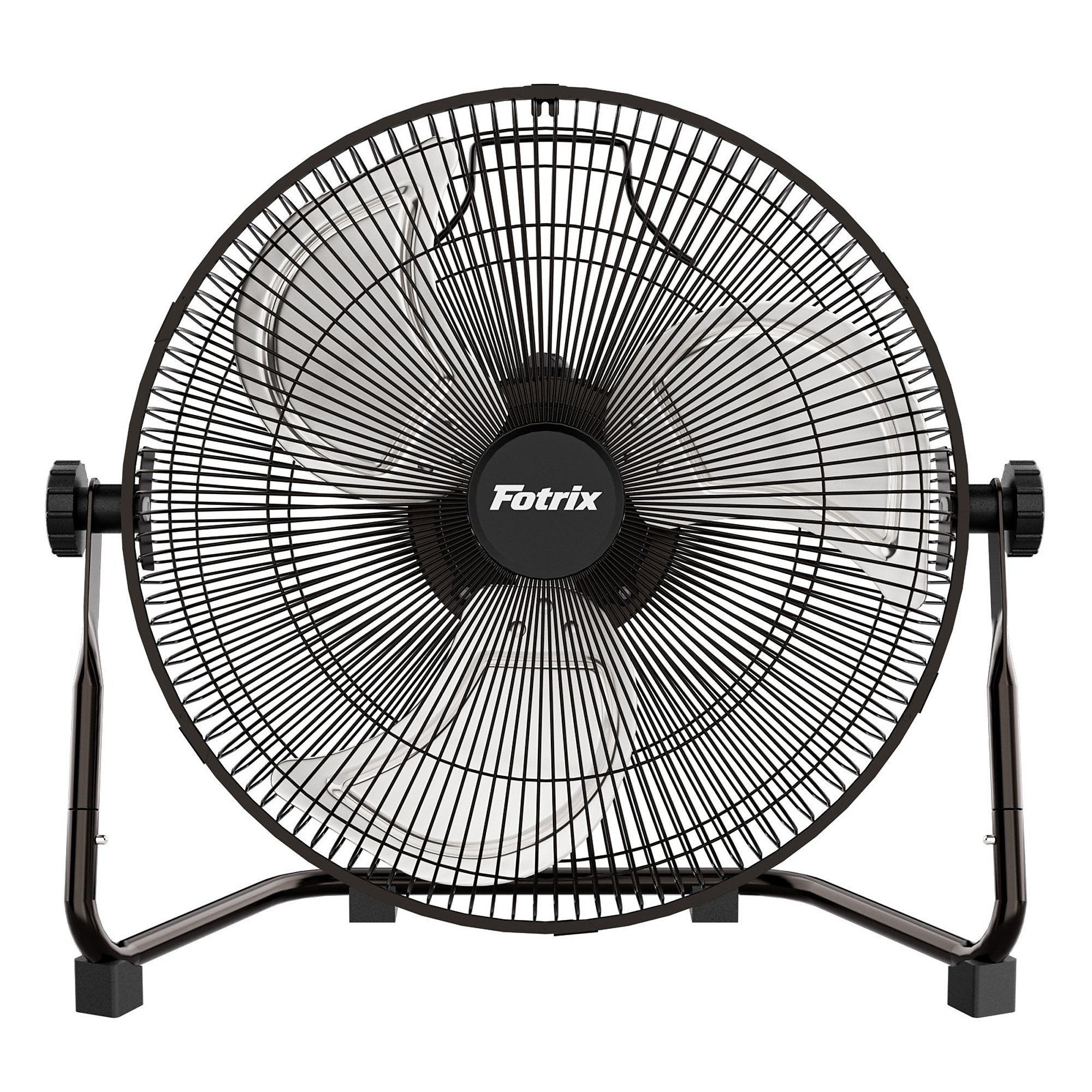 EdenDirect High Velocity Industrial Floor Fan — 14in., 2450 CFM, 3 Speeds, Heavy Duty Metal, Wall Mount Kit, 360° Tilt, Portable Handle, For Garage Workshop Gym Commercial Spaces